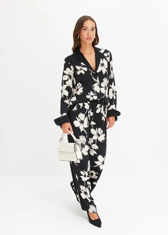 Mønstret bluse, bonprix