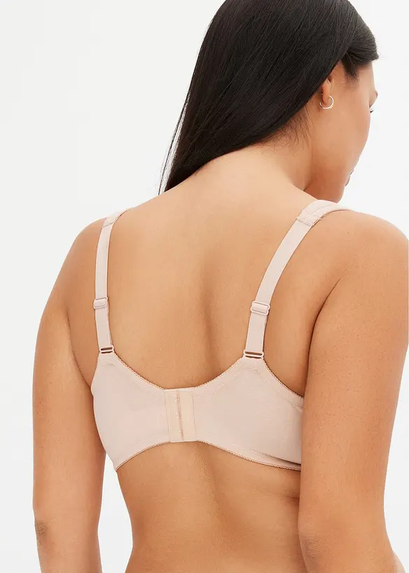 Padded-BH med bøyle og økologisk bomull (2-pack), bonprix