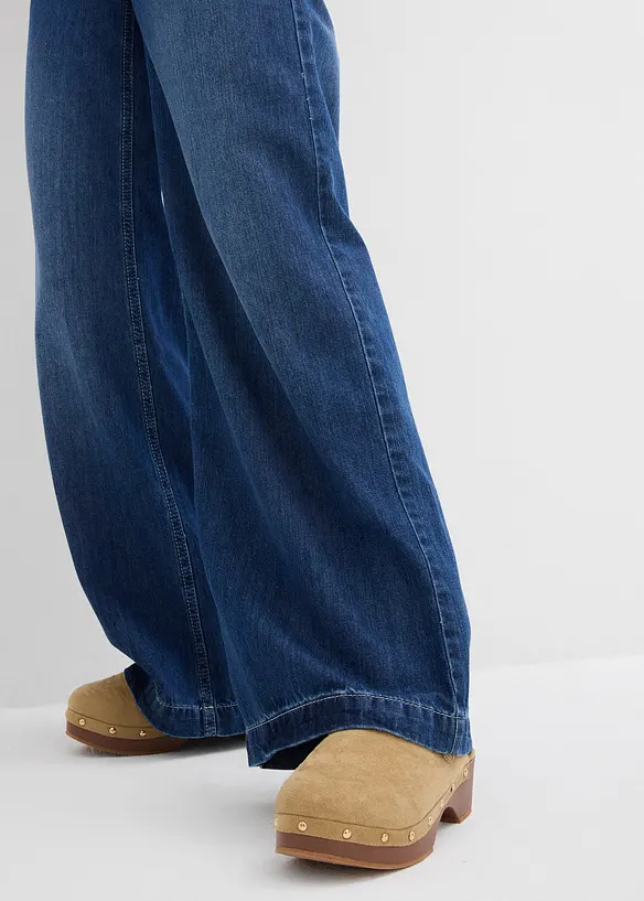 Wide-Leg-jeans High Waist, Super Soft, bonprix