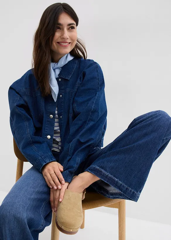 Jeansjakke i kort modell, bonprix