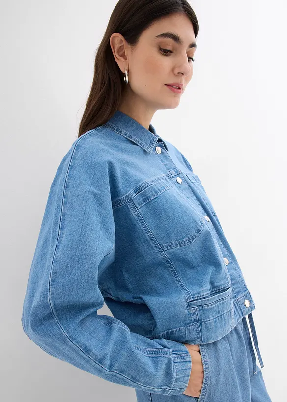 Jeansjakke i kort modell, bonprix
