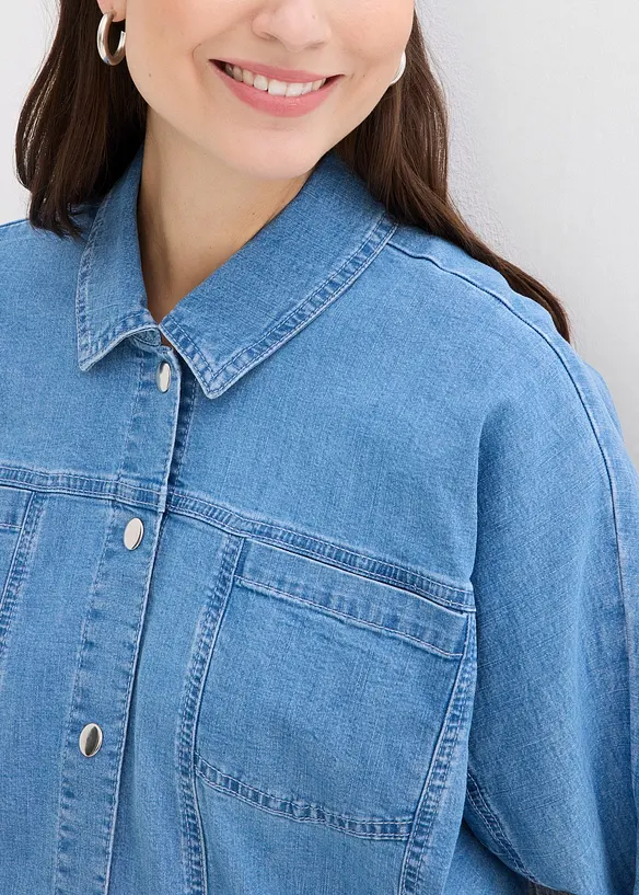 Jeansjakke i kort modell, bonprix
