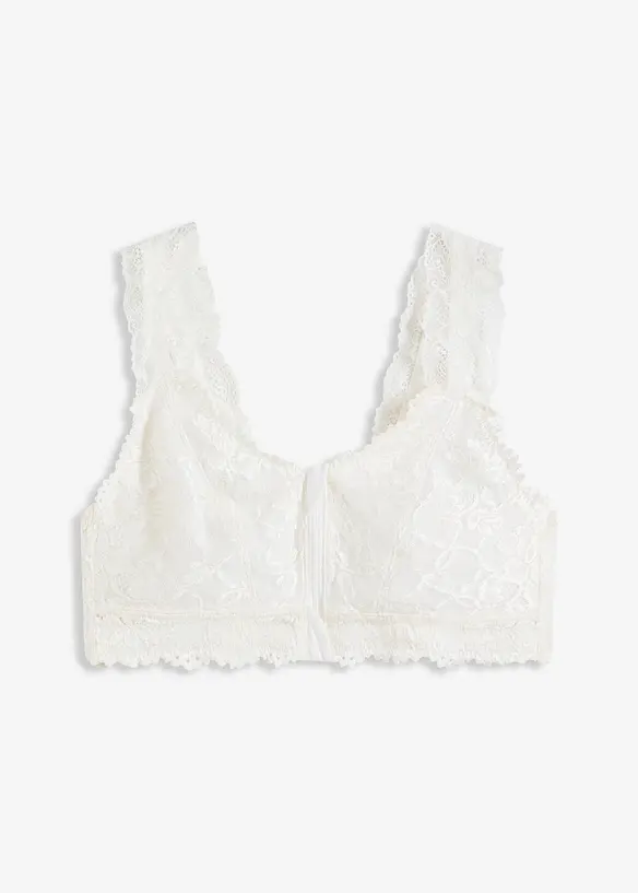 Bralette uten bøyle med behagelig lukning foran, bonprix