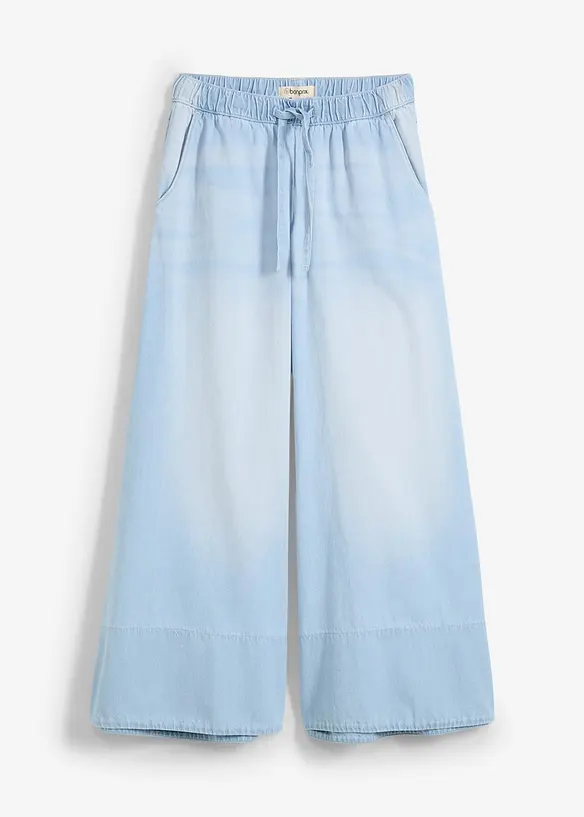 Wide Leg-jeans, Mid Waist, komfortlinning, bonprix