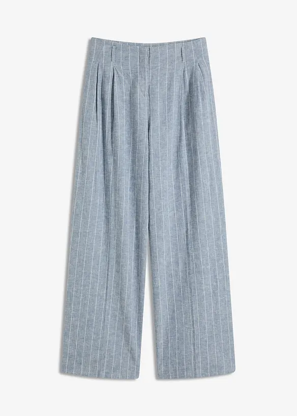 Bukse med lin og legg, bonprix