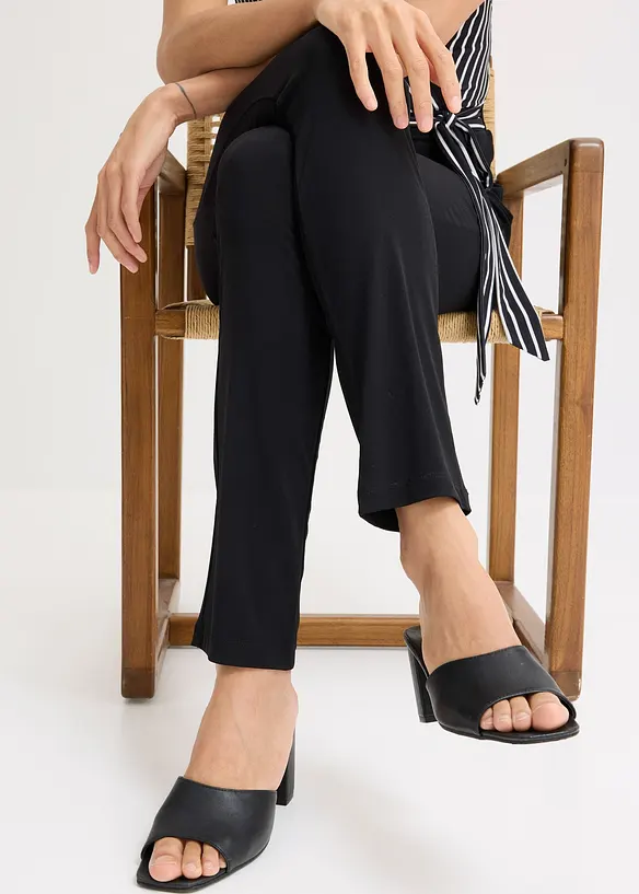 Jumpsuit i jersey med stripemønster, bonprix
