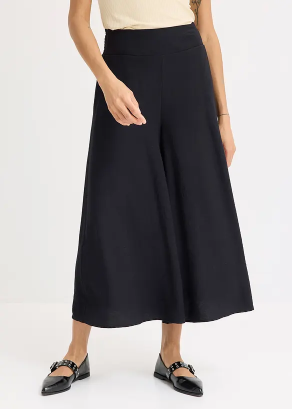 Culottes i lett crinklet materiale, bonprix