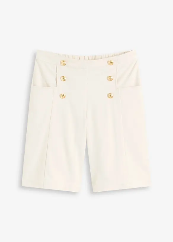 Bermudashorts med dekorative knapper, bonprix