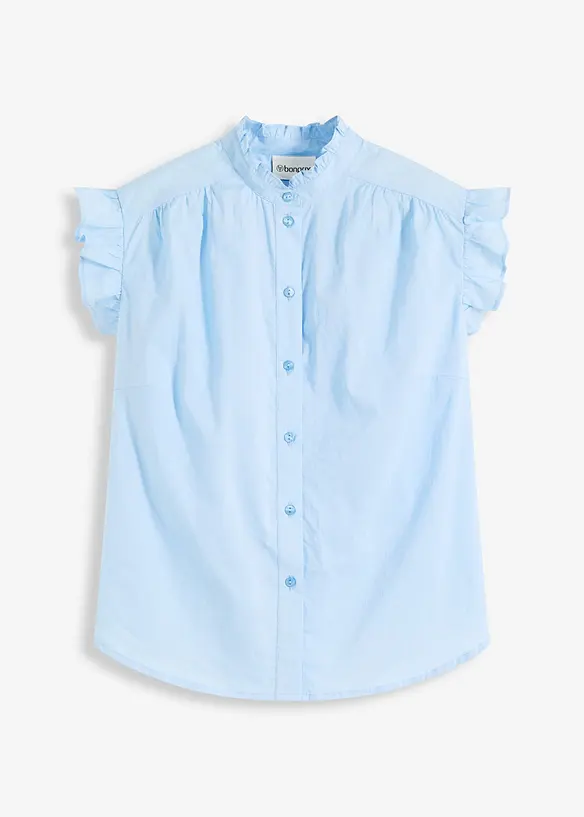 Lett, ermeløs bluse, bonprix