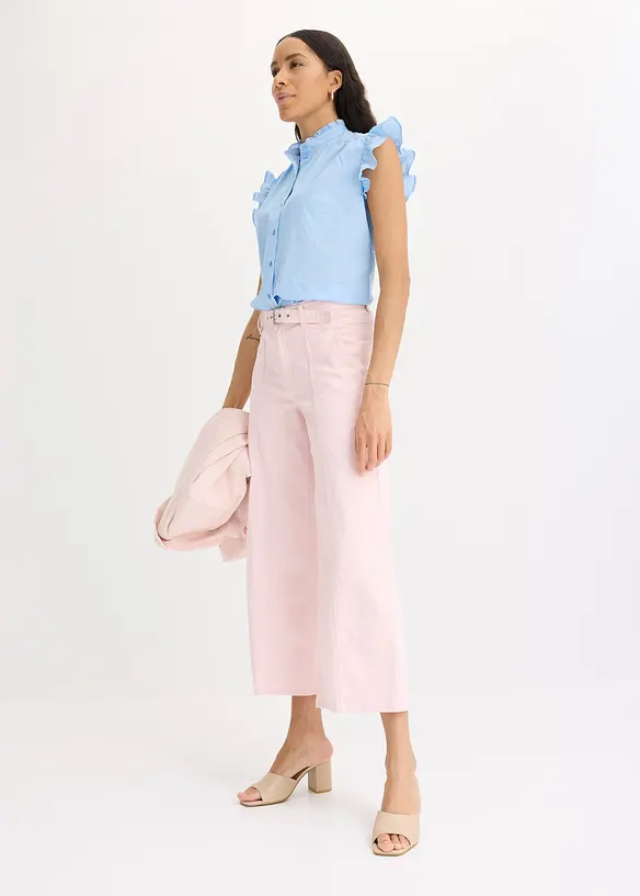 Lett, ermeløs bluse, bonprix