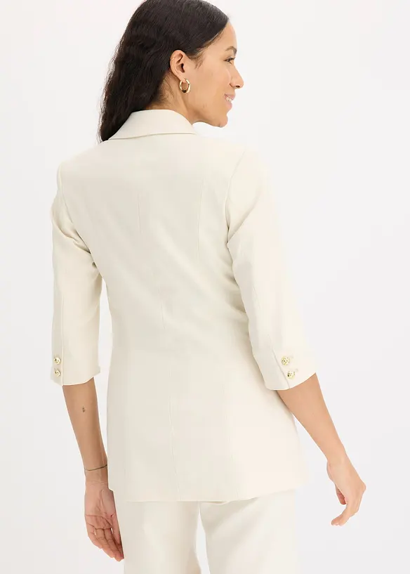 Lang blazer med 3/4-lange ermer, bonprix