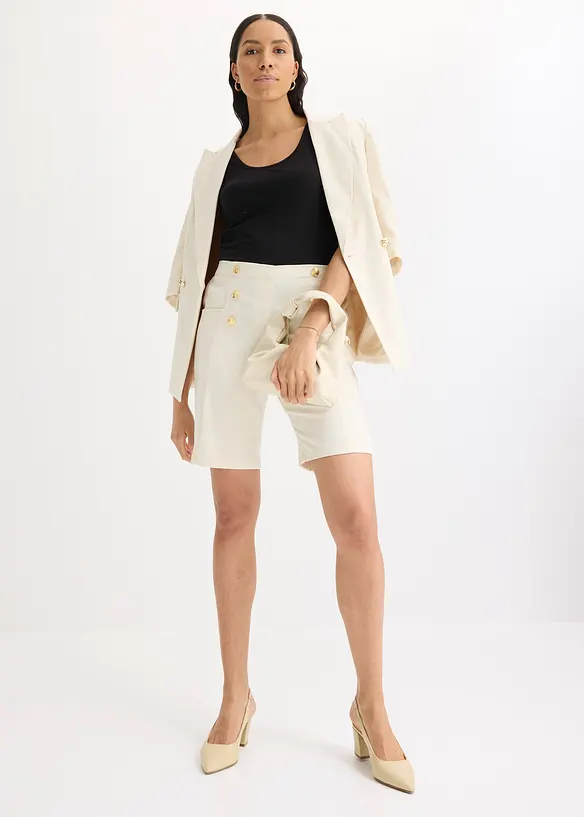Lang blazer med 3/4-lange ermer, bonprix