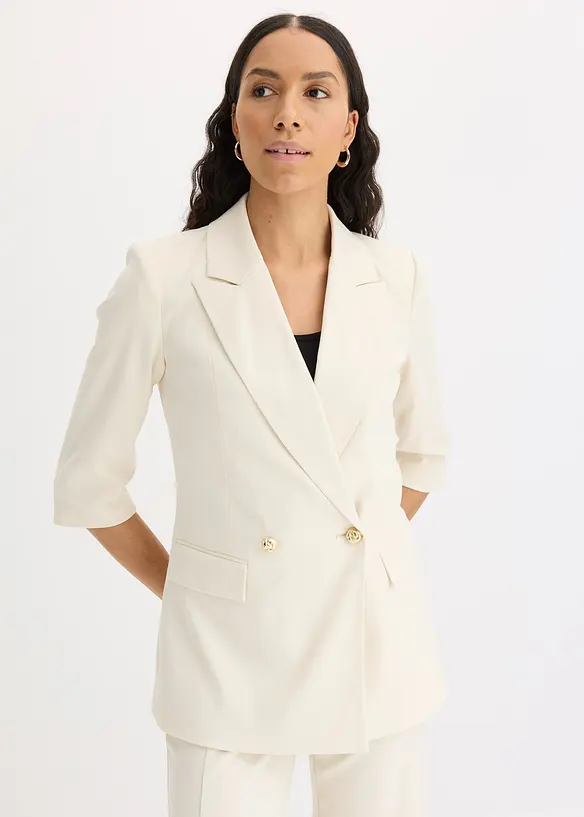 Lang blazer med 3/4-lange ermer, bonprix