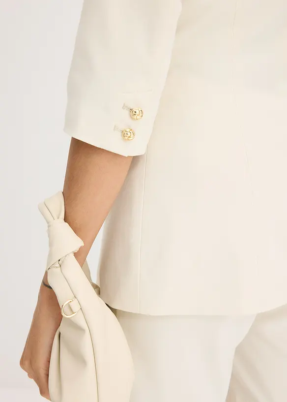 Lang blazer med 3/4-lange ermer, bonprix
