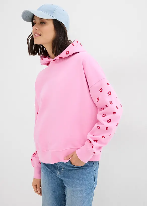 Oversized hettegenser i økologisk bomull, bonprix