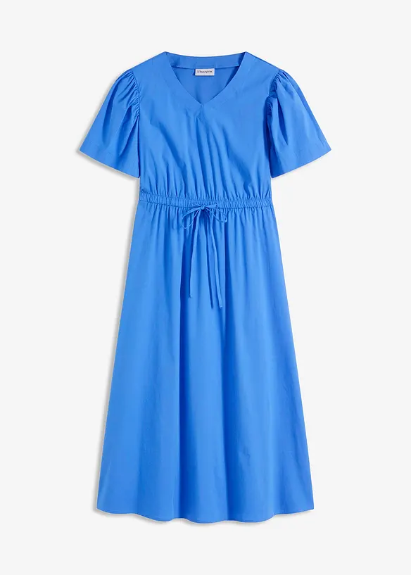 Midikjole med vide ermer, bonprix