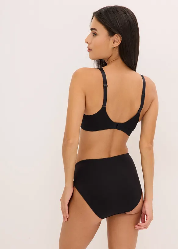 Bralette med økologisk bomull og blonder, bonprix