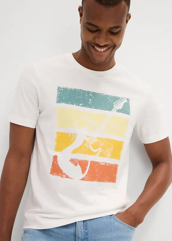 T-shirt i ren økologisk bomull, bonprix