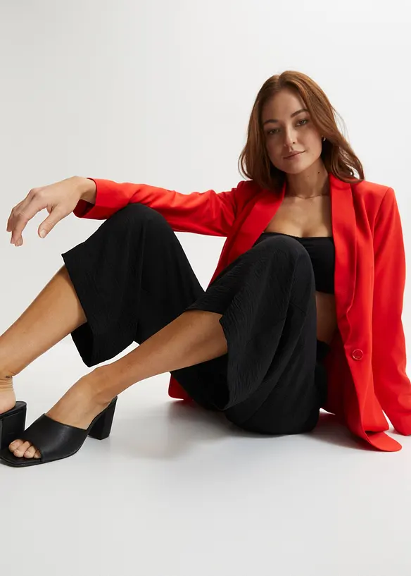 Pull on-culottes med oppbrett, bonprix