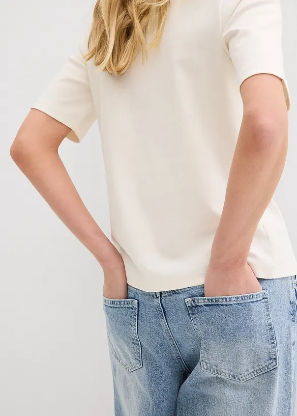 T-skjorte i 100% økologisk bomull, bonprix