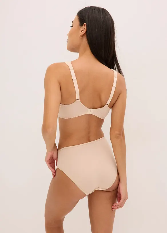 Padded-BH med broderte cuper, bonprix