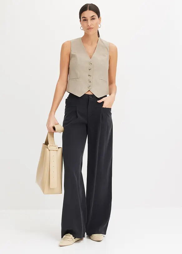 Vest i lett viskosemiks, bonprix
