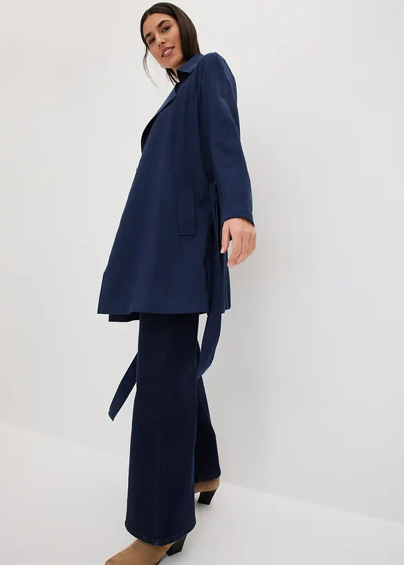 Trenchcoat i kort modell, bonprix