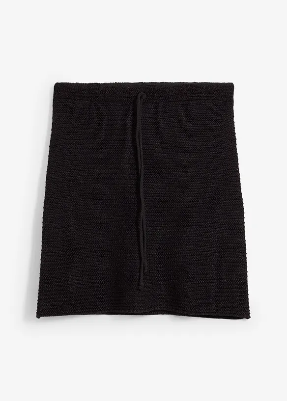 Miniskjørt i fôret blondemateriale, bonprix