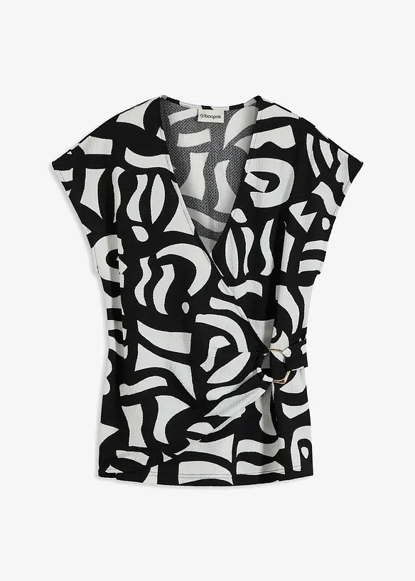 Mønstret topp, bonprix