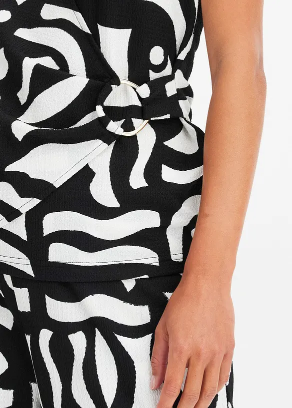 Mønstret topp, bonprix