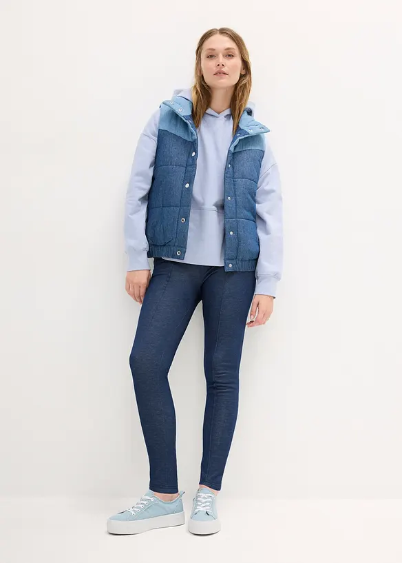 Myke termoleggings i jeanslook, bonprix