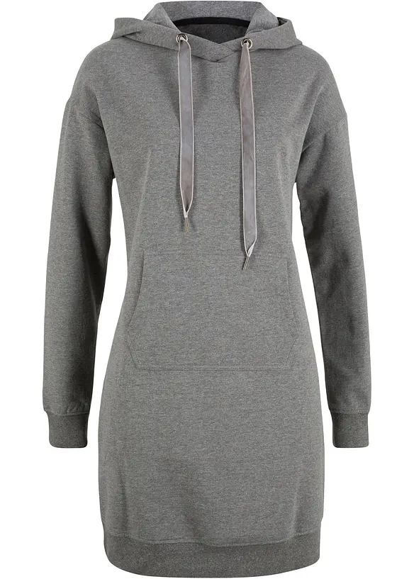 Sweatshirtkjole i 100% bomull, bonprix