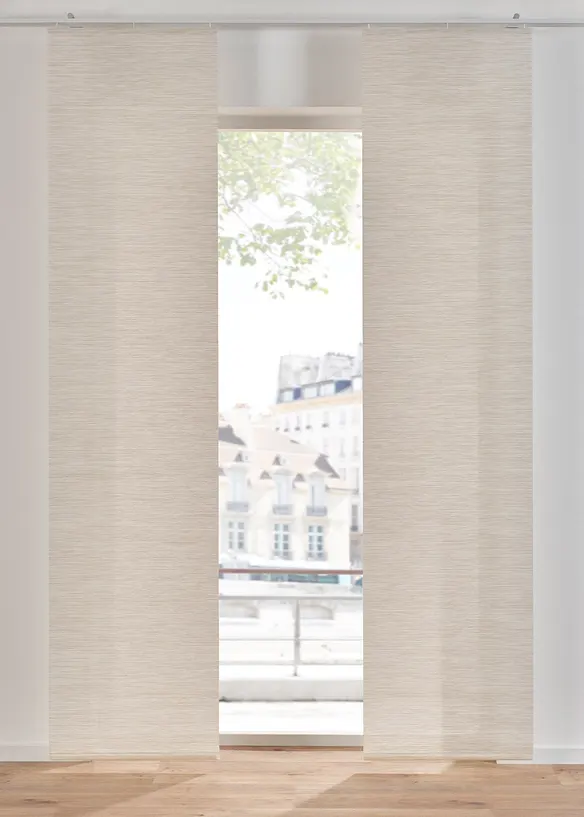 Panelgardin i bambus-look (1-pack), bonprix