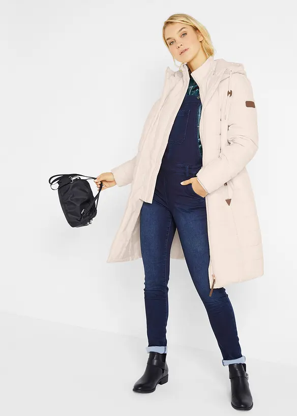 Vattert kåpe, 2-i-1-look, bonprix