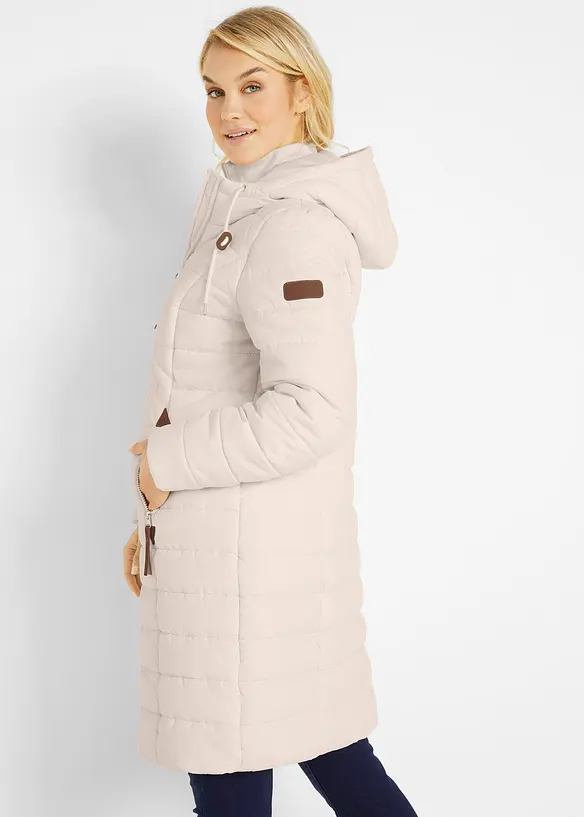 Vattert kåpe, 2-i-1-look, bonprix