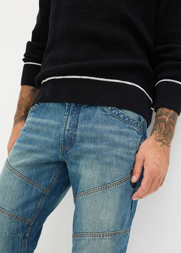 Regular Fit-jeans i formstabil denim, Straight, bonprix