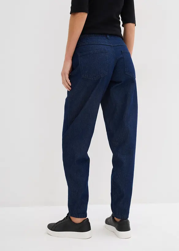 Barrel-jeans Mid Waist, økologisk bomull, bonprix