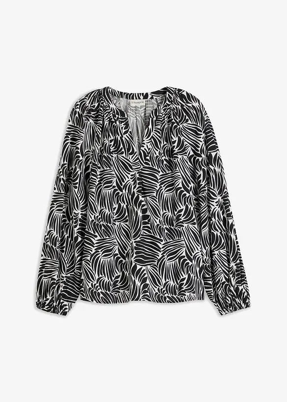 Blusetunika i lett viskose, bonprix