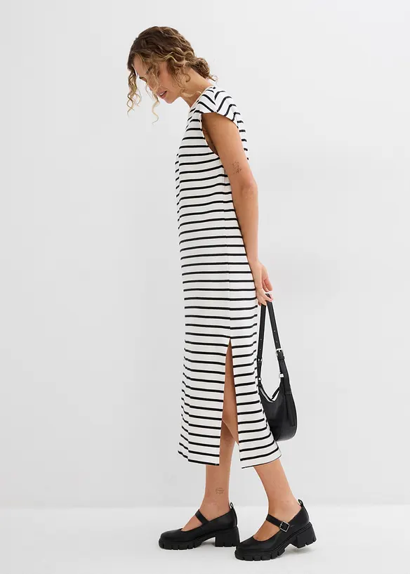 Trikotkjole i ren bomull, bonprix