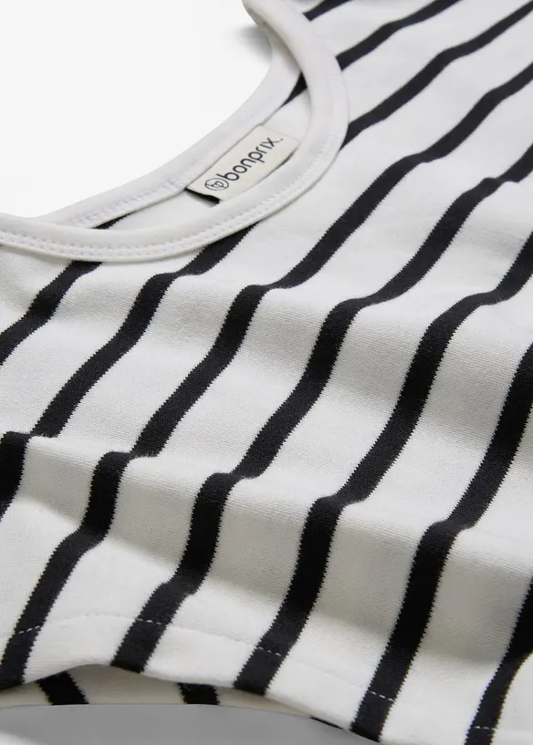 Trikotkjole i ren bomull, bonprix