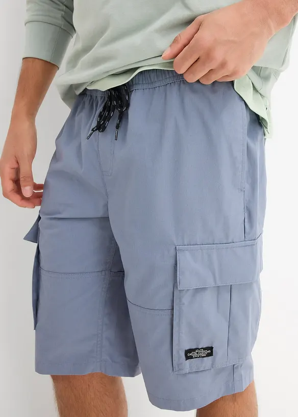 Pull on-bermudashorts i cargobukse-modell, Regular Fit, bonprix