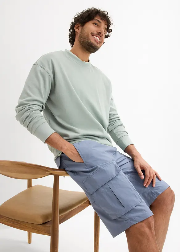 Pull on-bermudashorts i cargobukse-modell, Regular Fit, bonprix