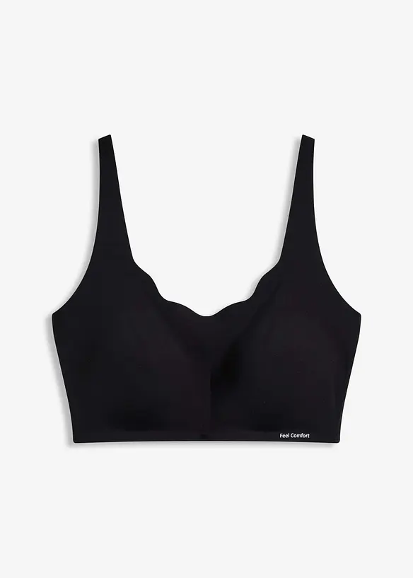 Vattert Feel Comfort Lasercut T-skjorte-BH uten bøyle, bonprix