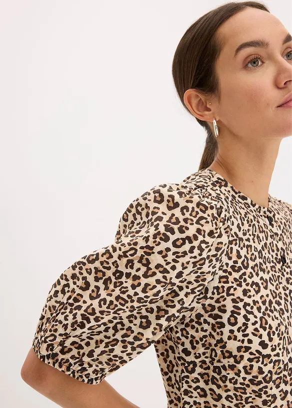 Mønstret bluse, bonprix