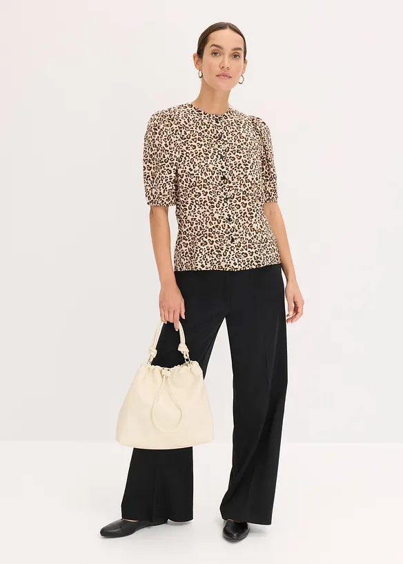 Mønstret bluse, bonprix