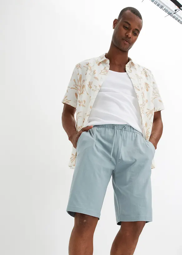 Bermudashorts i lett trikotmateriale (2-pack), bonprix