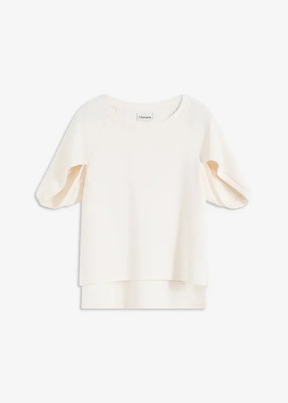 Oversized topp i lett viskosemiks, bonprix