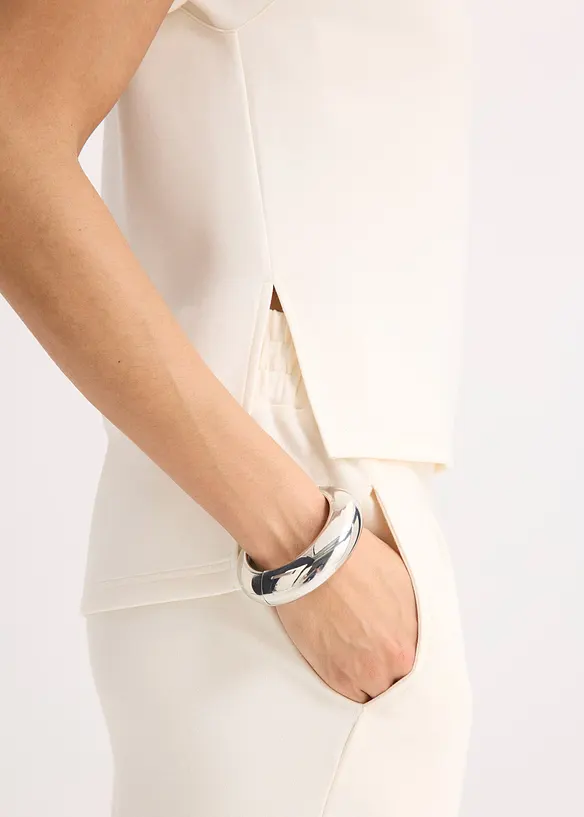 Oversized topp i lett viskosemiks, bonprix