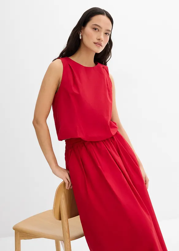 Blusetopp i 100% bomull, bonprix