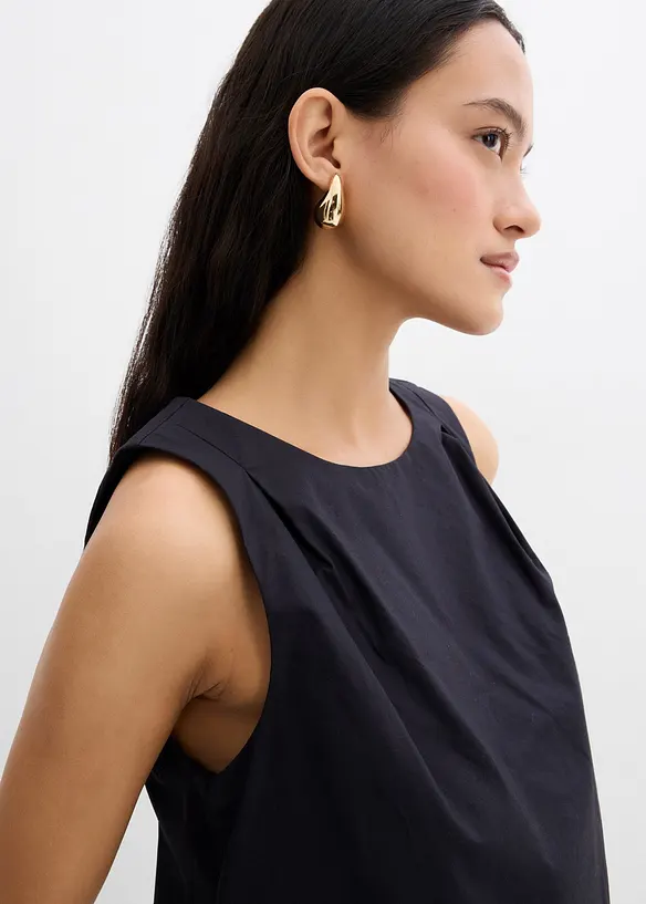 Blusetopp i 100% bomull, bonprix